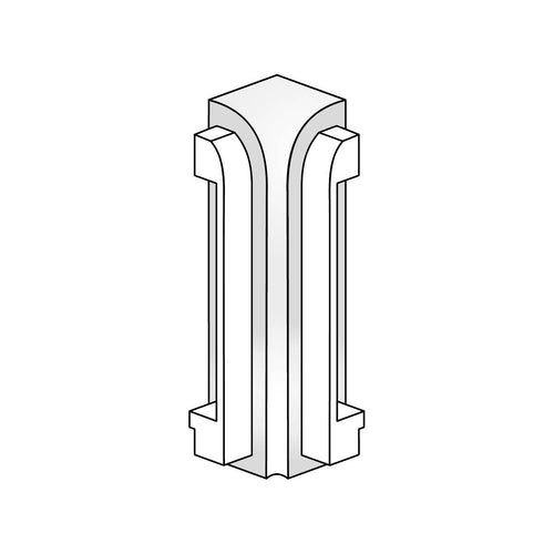 DURAL Innenecke DURASTEP DP Aluminium silber Feinschliff 13,5mm