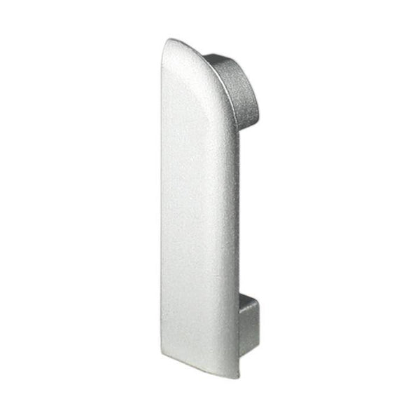 Embout DURAL gauche DURASTEP DP aluminium argenté fin 11mm