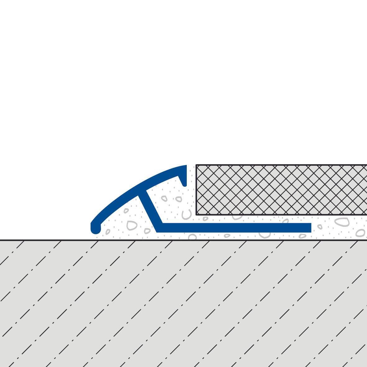 DURAL compensatieprofiel DURATRANS aluminium geanodiseerd zilver 11mm 250cm