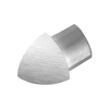 Außenecke DURONDELL Metalldruckguss hochglänzend gebürstet silber 8mm