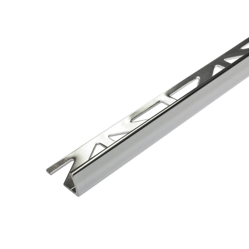 DURAL angle profile DUROSOL aluminium high gloss anodised silver 8mm 250cm