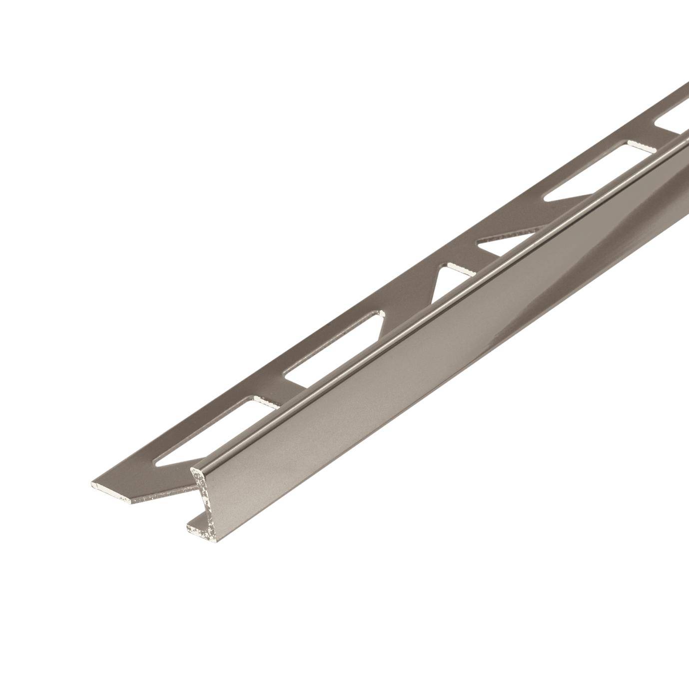 DURAL angle profile DUROSOL aluminium high gloss anodised titanium 8mm 250cm