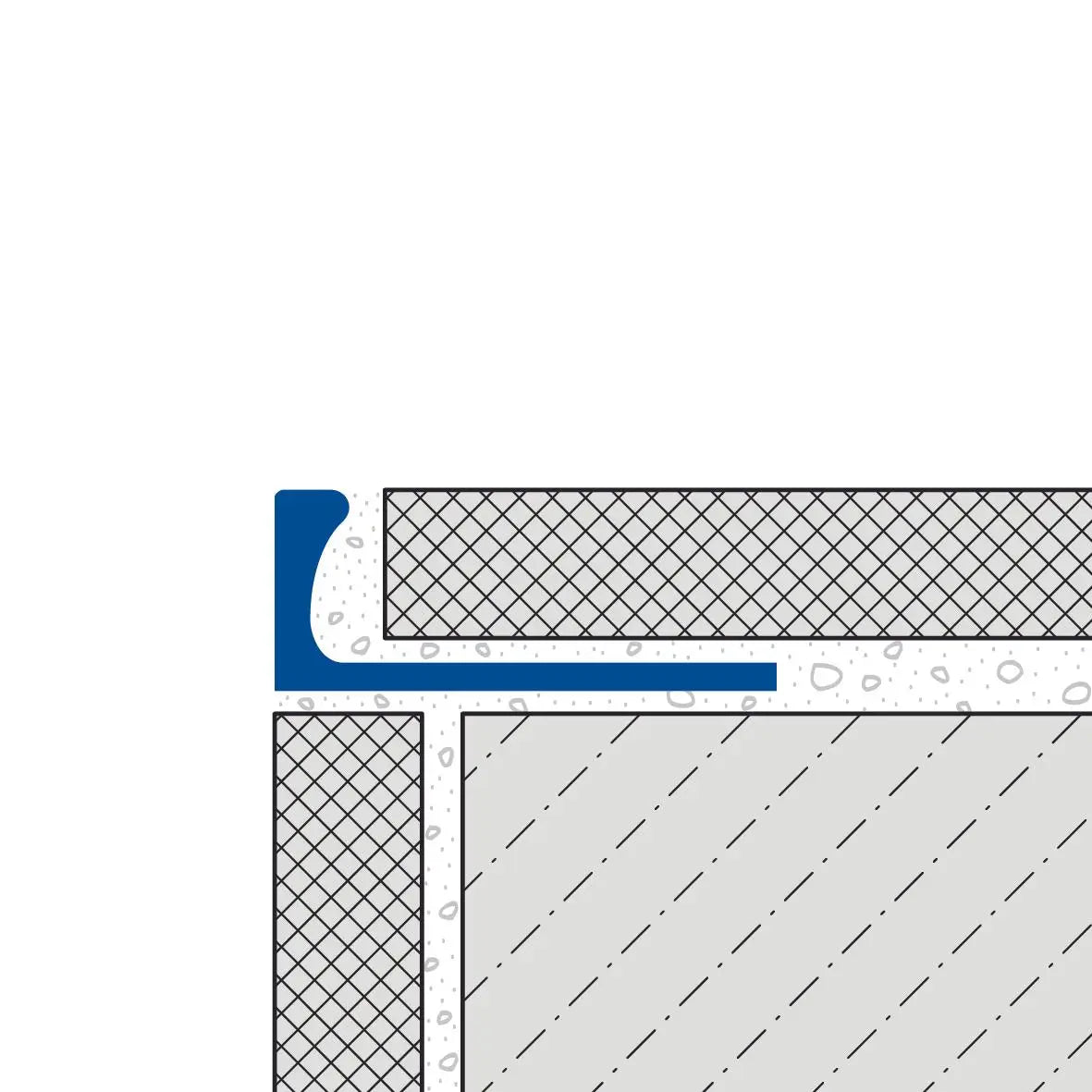 DURAL Winkelprofil DUROSOL Aluminium pulverbeschichtet betongrau RAL 0006500 9mm 250cm