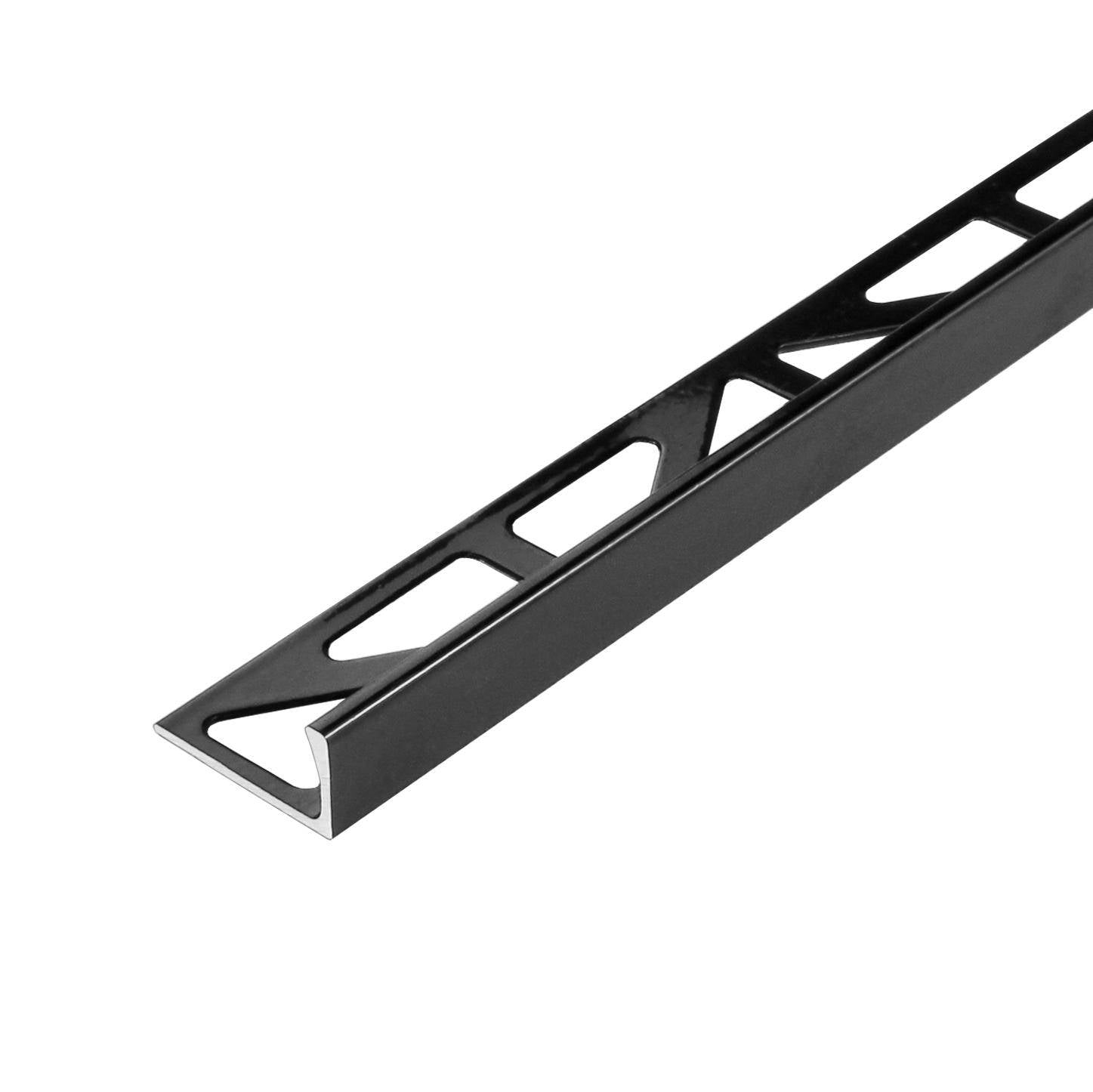 DURAL angle profile DUROSOL aluminum powder coated black 6mm 250cm