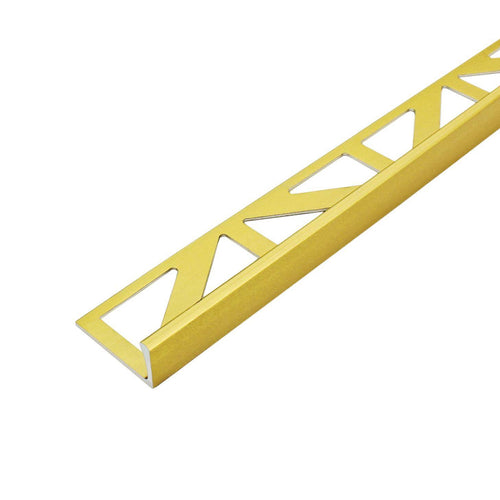 DURAL angle profile DUROSOL aluminum anodized gold 9mm 250cm