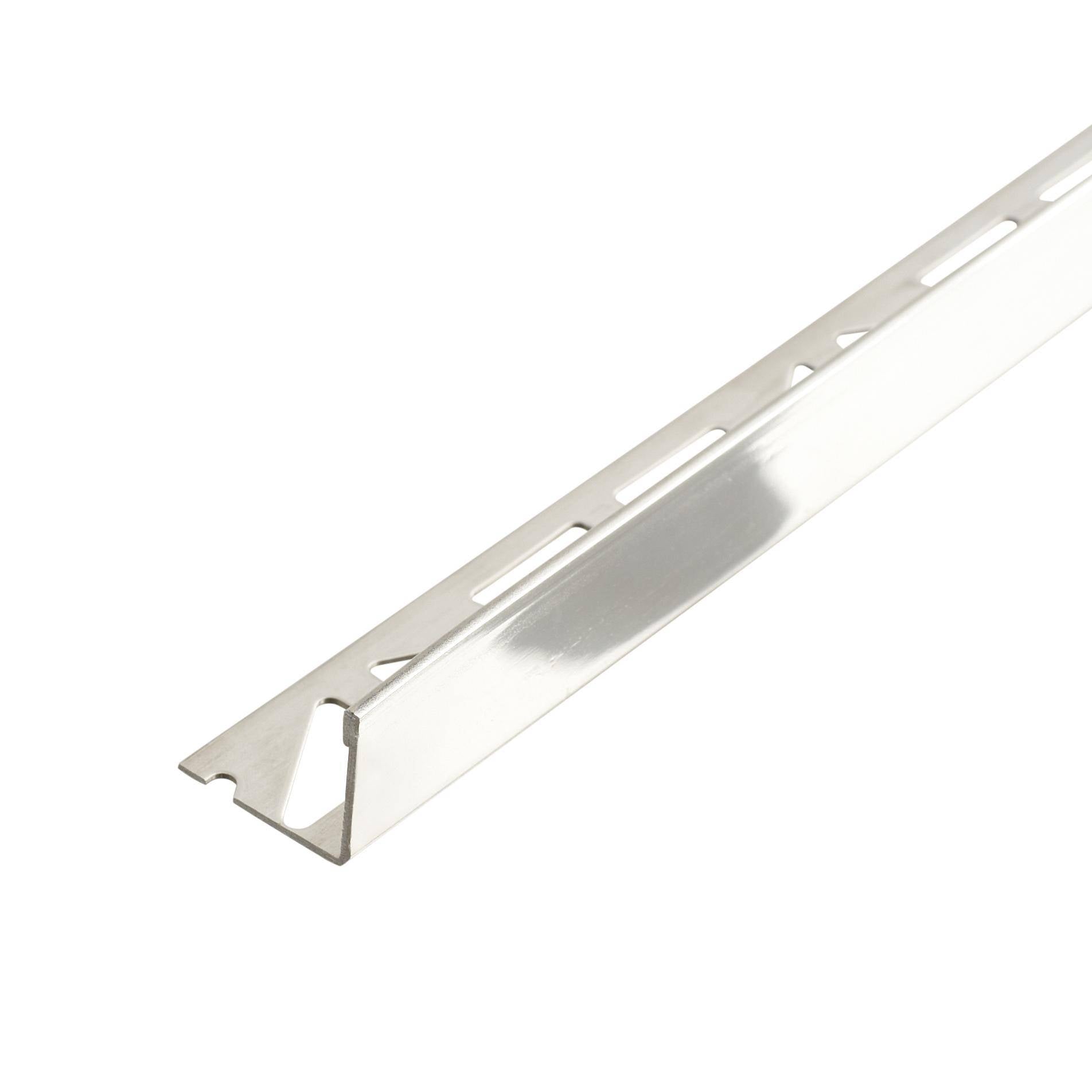 DURAL angle profile DUROSOL stainless steel (V2A/304) highly polished with protective film 20mm 250cm