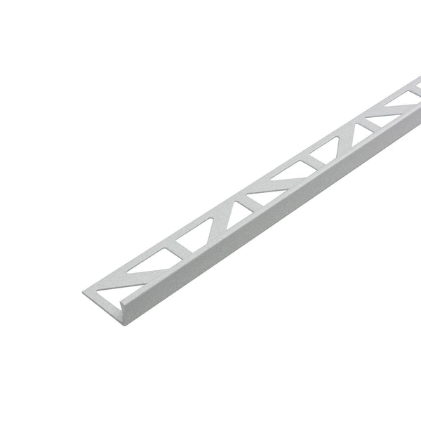 DURAL angle profile DUROSOL aluminium powder coated Salt'n'pepper white 10mm 250cm