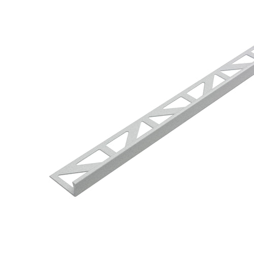 DURAL angle profile DUROSOL aluminium powder coated Salt'n'pepper white 10mm 250cm