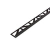 Winkelprofil DUROSOL Aluminium pulverbeschichtet Salt and pepper schwarzbraun 12,5mm 250cm