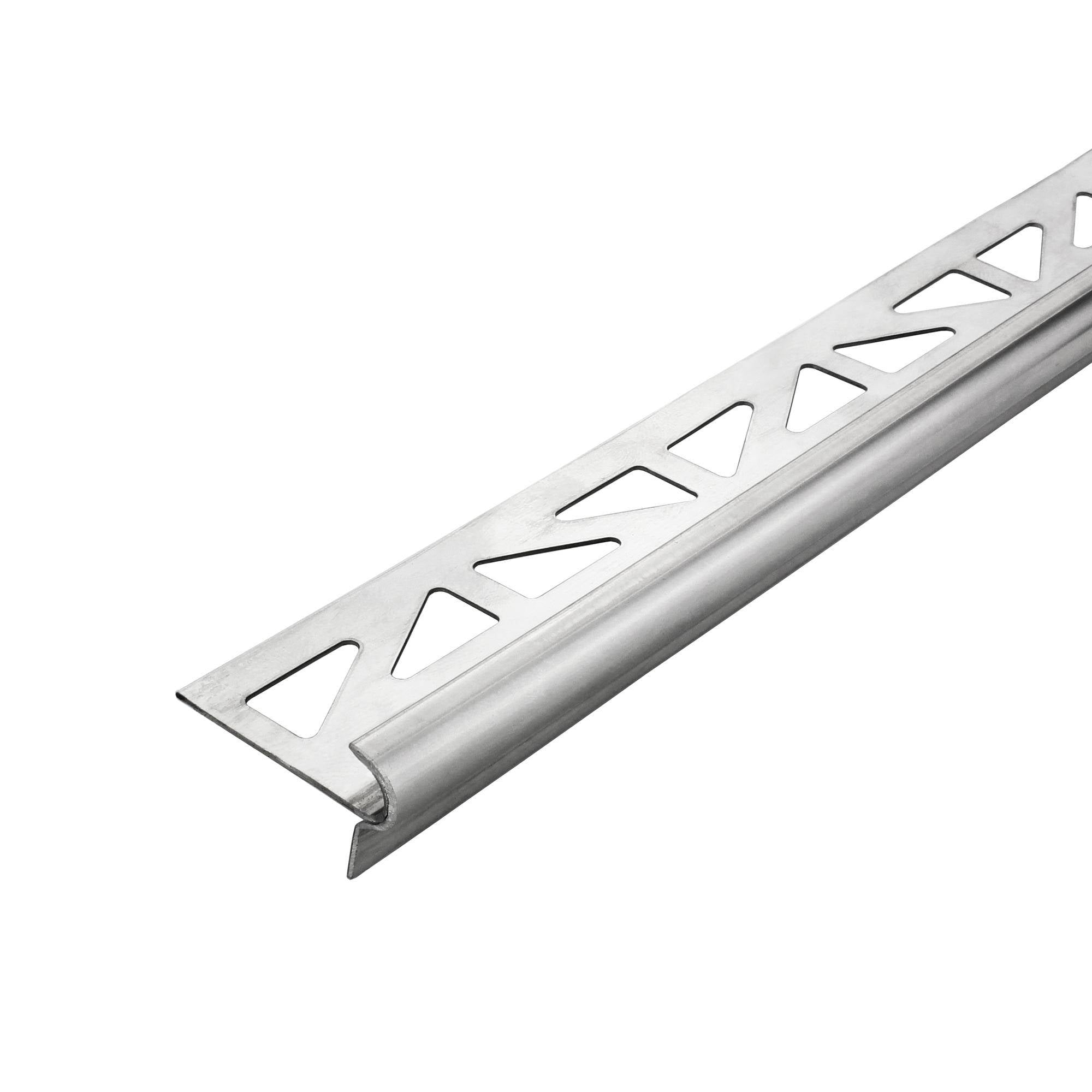 DURAL Treppenstufenprofil FLORENTOSTEP Edelstahl (V2A/304) natur 9mm 250cm