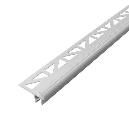 Basisprofil FLORENTOSTEP LED Aluminium pulverbeschichtet weiß 11mm 250cm