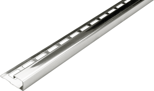 Quadratprofil LARGO CANTO Edelstahl (V2A/304) gebürstet 11mm 300cm