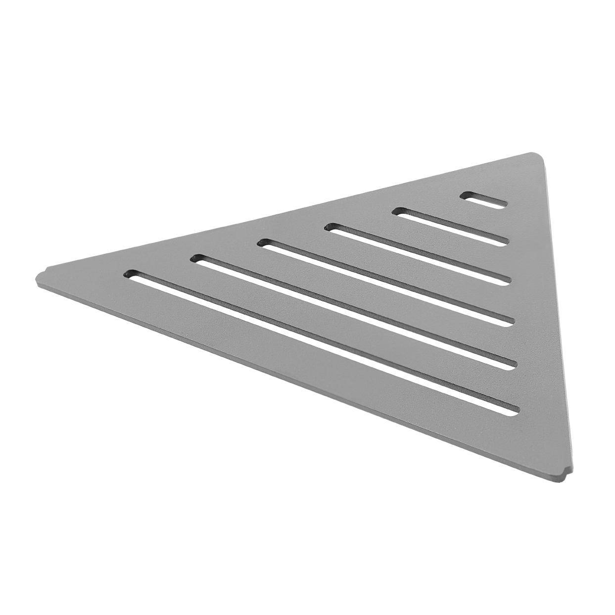 DURAL corner shelf TI-SHELF LINE aluminium structural coated concrete grey RAL 0006500