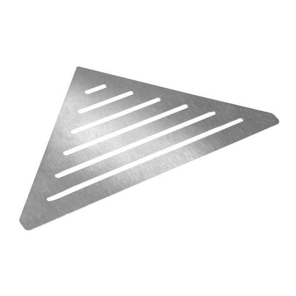 Eckablage mit Reling TI-SHELF LINE Edelstahl (V2A/304) natur 32mm