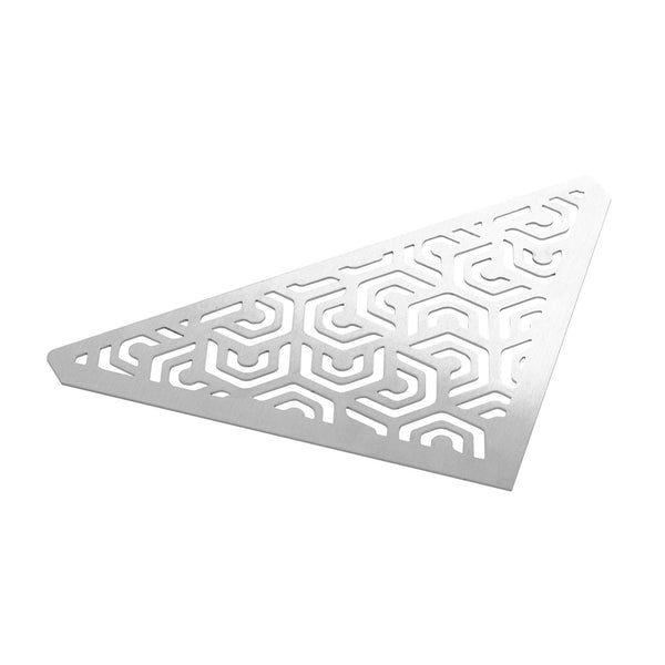 Eckablage mit Reling TI-SHELF PENTA Edelstahl (V2A/304) natur 32mm