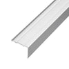 DURAL Treppenstufenprofil gebohrt PROTECT Aluminium eloxiert silber 10mm 270cm