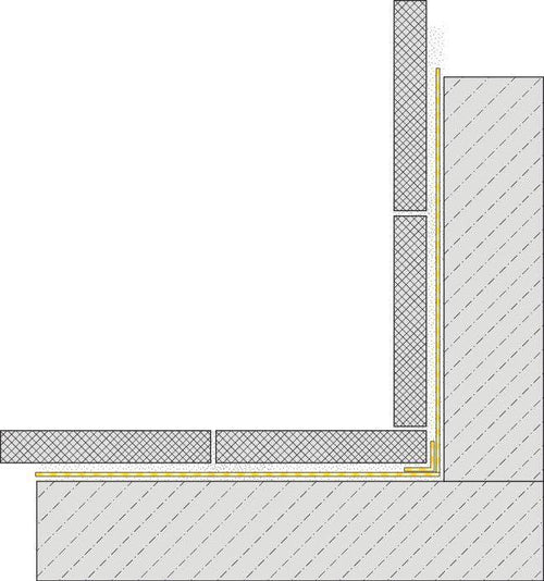 Dichtmatte DURABASE WP gelb 10lfdm