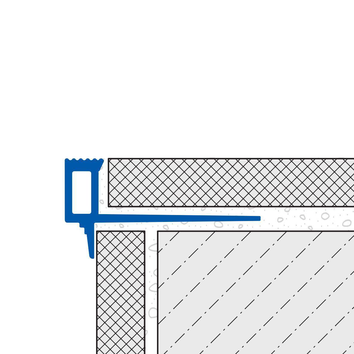 DURAL step profile SQUARESTEP aluminium anodised titanium 9mm 250cm