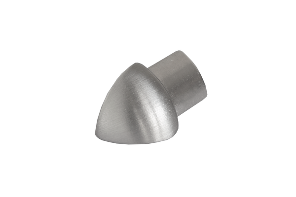 Außenecke RONDI RO Metalldruckguss gebürstet 11mm