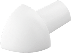 FLIESENEXPERT 24 outside corner RONDI ROG PVC white 12.5mm