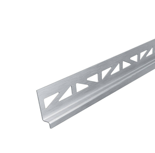 Wandanschluss Gefällekeil links (in Blickrichtung zur Rinne) SHOWER-GK TILE Edelstahl (V2A/304) gebürstet 12,5mm 200cm