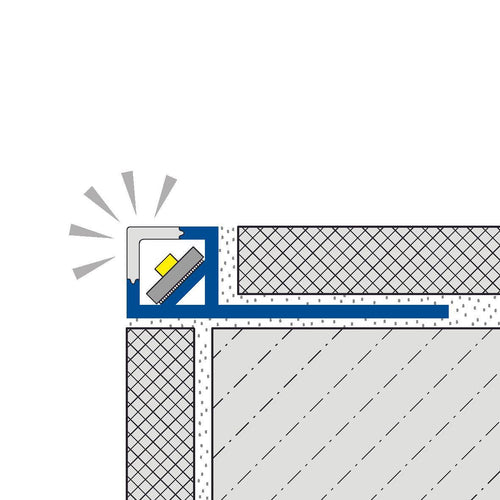 DURAL LED-Basisprofil SQUARELINE LED 9mm 250cm