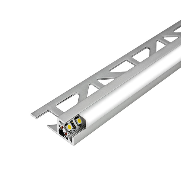 LED-Basisprofil SQUARELINE LED Aluminium eloxiert silber 11mm 250cm