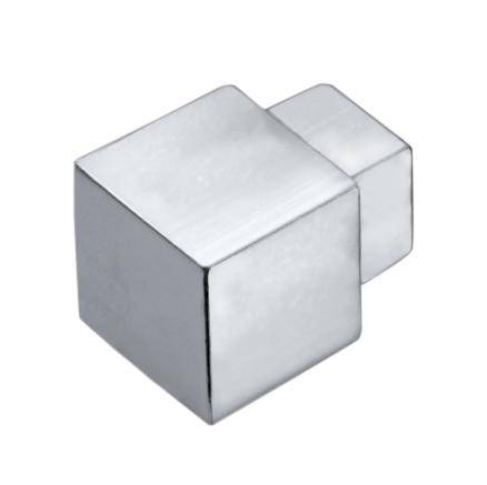 DURAL binnen- en buitenhoek SQUARELINE aluminium hoogglans zilver 9mm