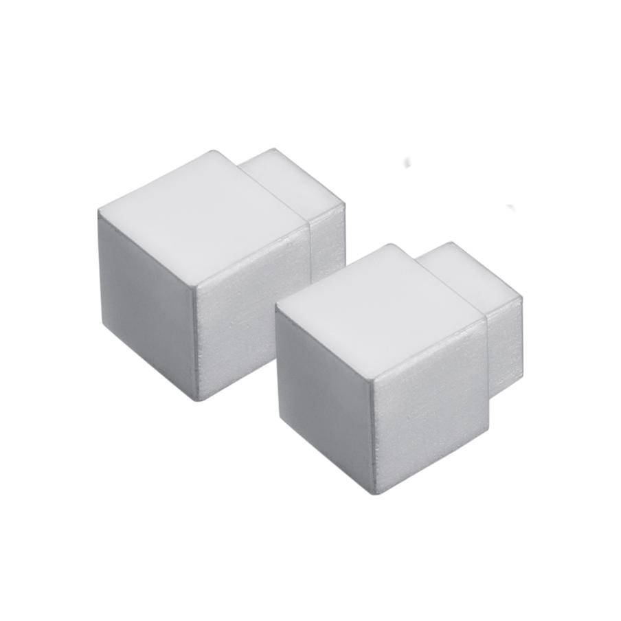 DURAL inside and outside corner SQUARELINE metal die-cast silver matt 10mm