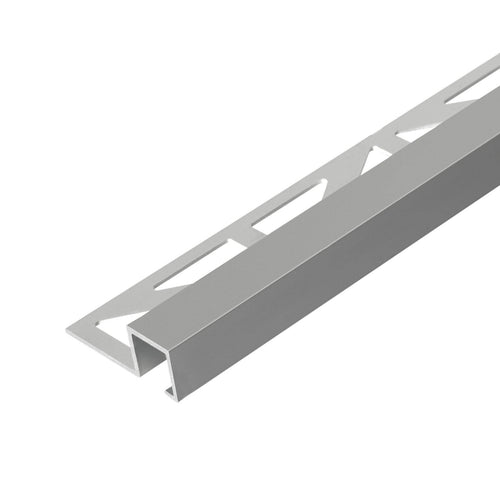 DURAL end profile SQUARELINE aluminium natural 10mm 250cm