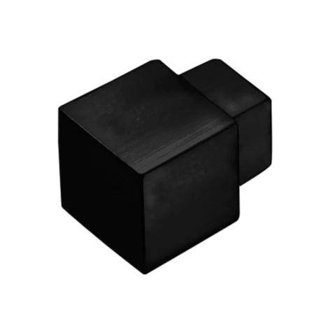 DURAL inside and outside corner SQUARELINE aluminium powder-coated black matt 11mm