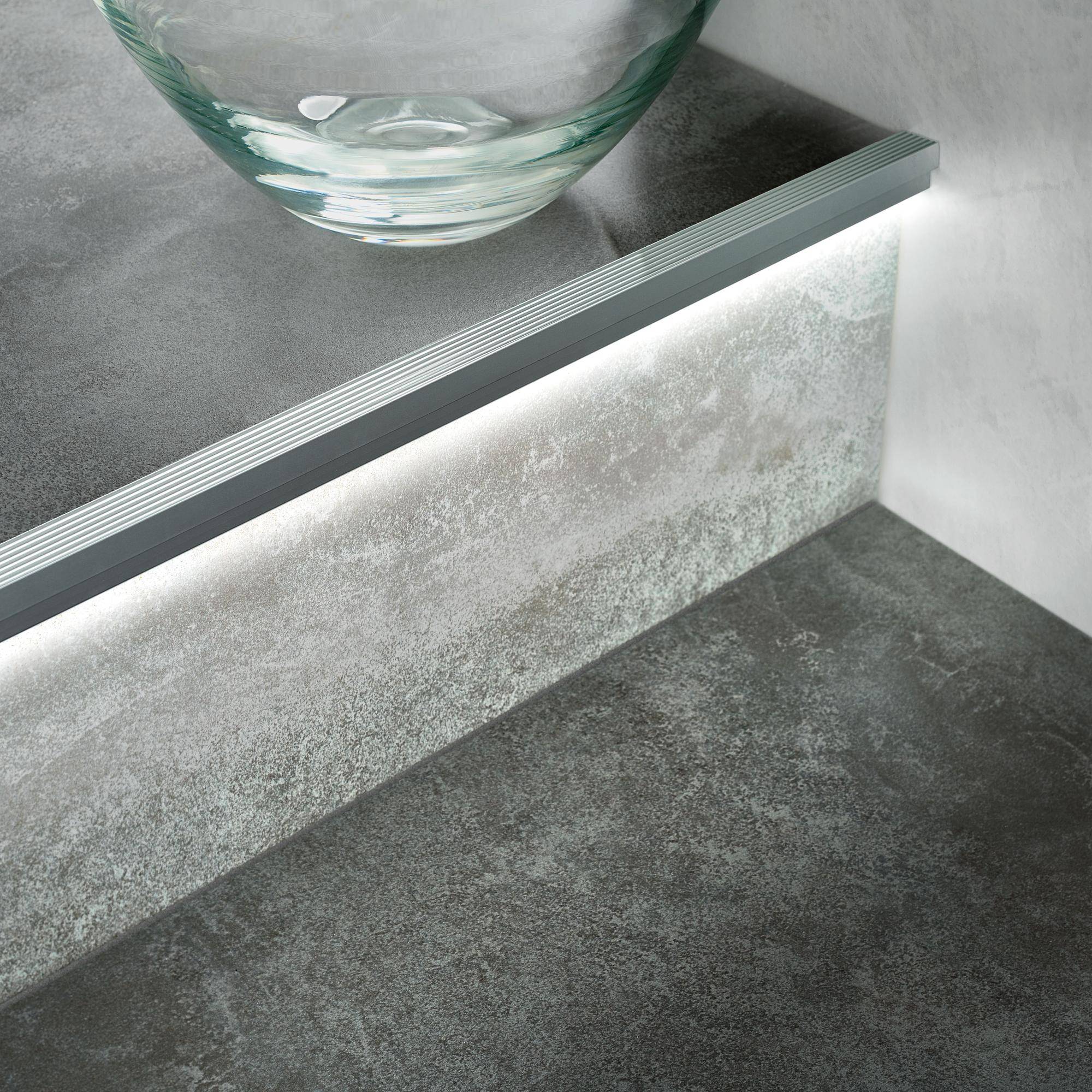 DURAL Basisprofil SQUARESTEP LED Aluminium eloxiert silber 11mm 150cm