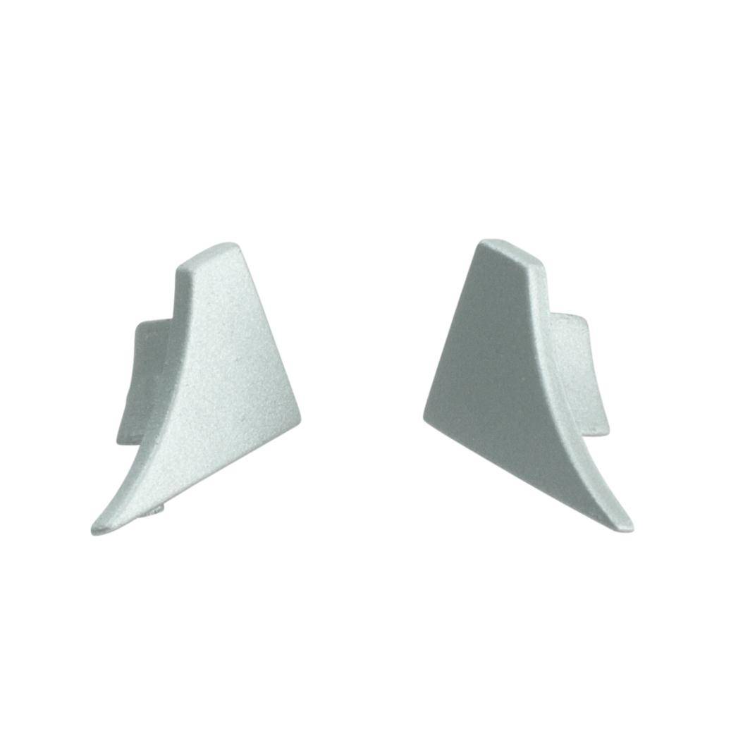 DURAL end cap right T-COVE die-cast metal powder-coated white 22mm