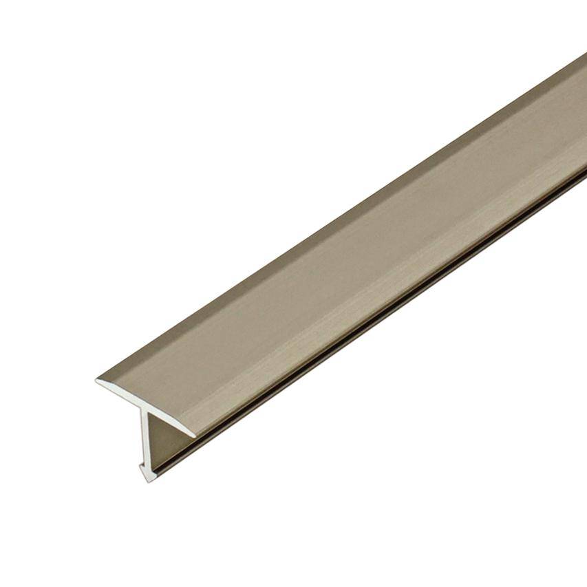 DURAL Abdeckprofil geeignet für Z-Flex Curver T-FLOOR Aluminium eloxiert titan 7mm 250cm