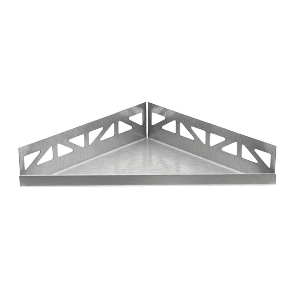 DURAL corner shelf TI-SHELF DRG stainless steel (V2A/304) brushed 12.5mm 240mm