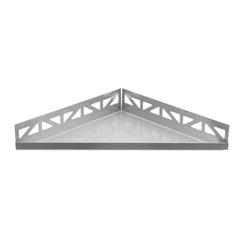 DURAL corner shelf TI-SHELF DRG stainless steel (V2A/304) brushed 12.5mm