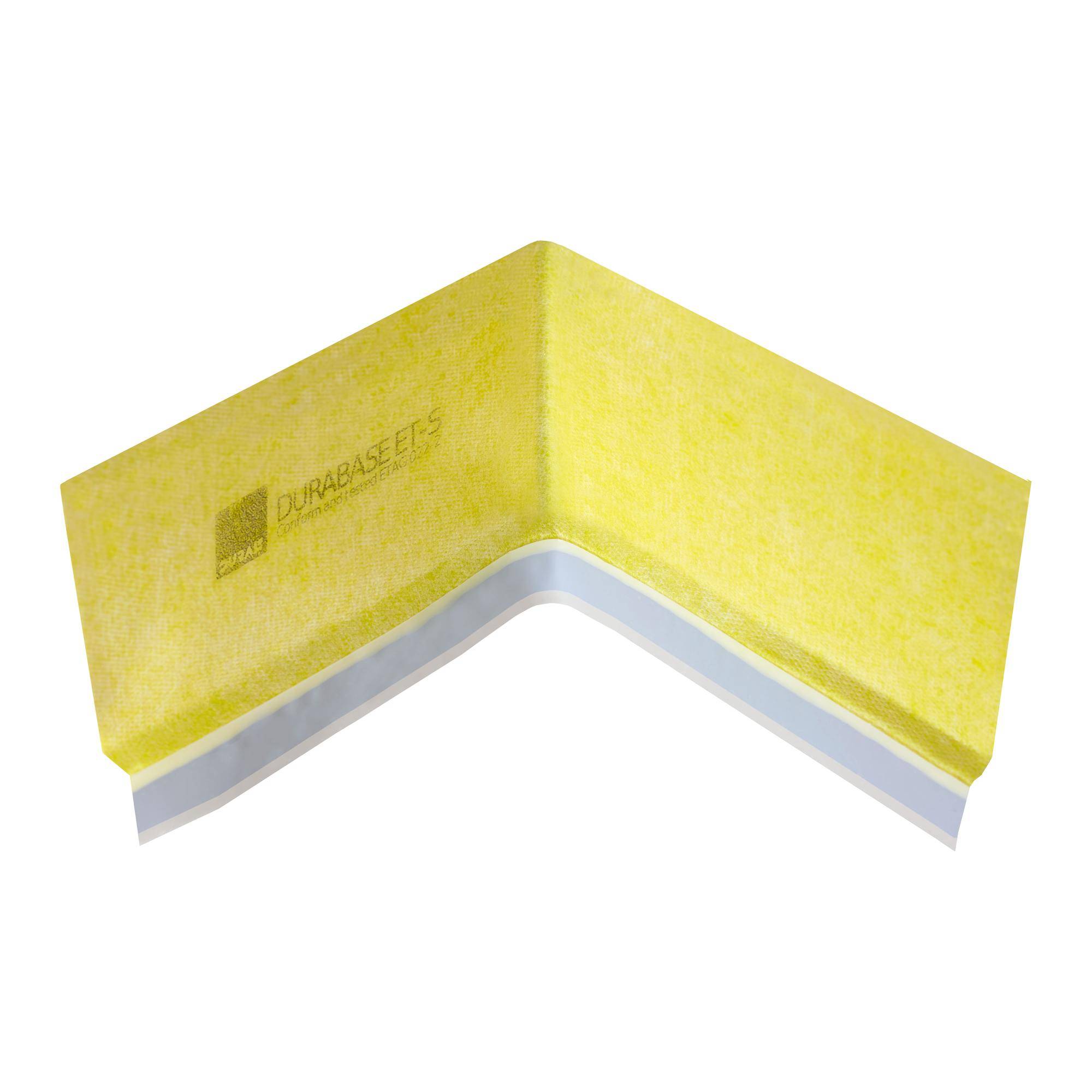 DURAL inside corner DURABASE ET-S yellow 150mm